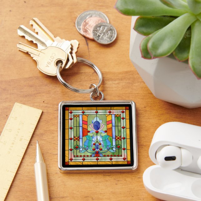 Stained Glass Fantasy Keychain (Desk)
