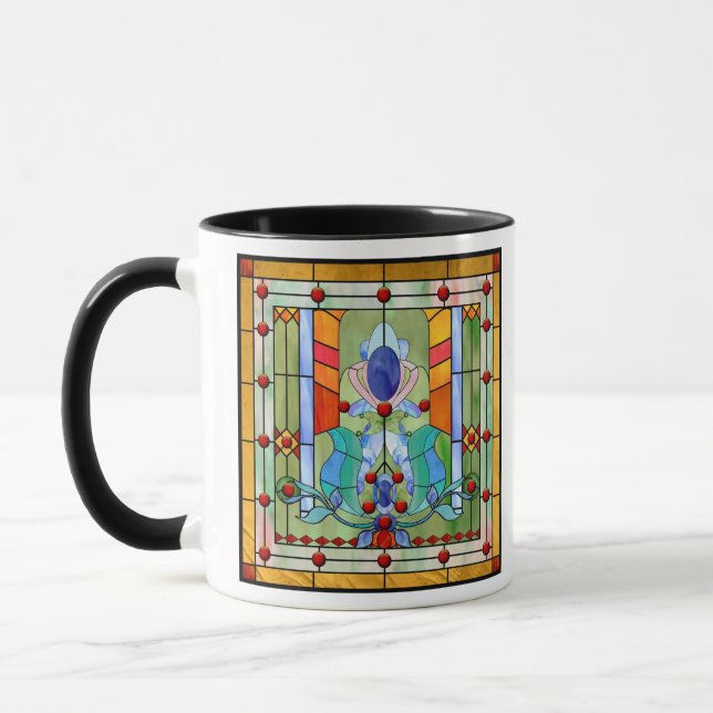 Stained Glass Fantasy Mug (Left)
