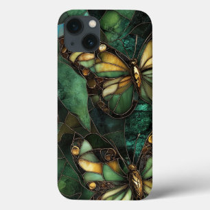 Stained Glass Garden Butterfly Dreams iPhone 13 Case