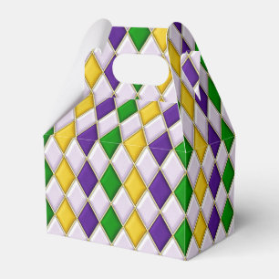 Stained Glass Harlequin Favor Box
