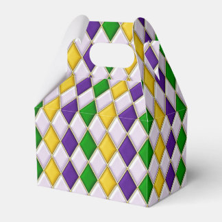 Stained Glass Harlequin Favor Box