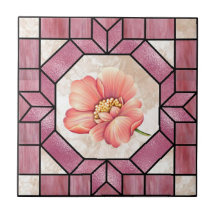 Stained Glass IMAGE Tile Design