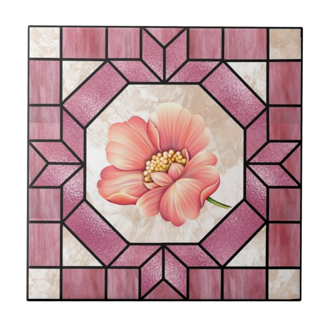 Stained Glass IMAGE Tile Design (Front)