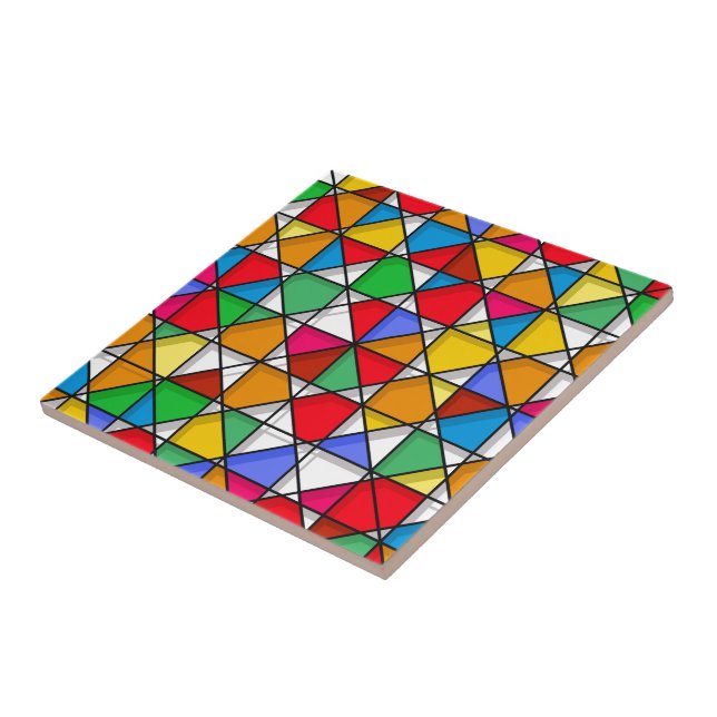 Stained Glass IMAGE Tile Design (Side)