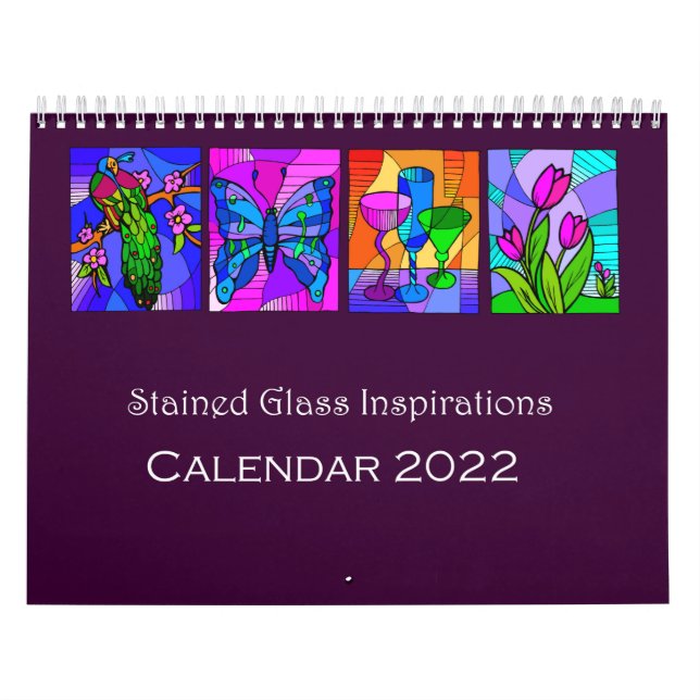 Stained Glass Inspirations 2022 Calendar (Cover)