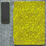 Stained Glass iPad Mini Cover<br><div class="desc">Glowing Elegance, shines forth, from this graphic art, in vibrant, colours of; yellow, orange, olive-green, brown, and black-which is digitally-edited, into this Mosaic, pattern.</div>