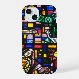 stained glass iPhone 15 case