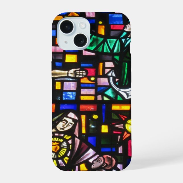 stained glass iPhone 15 case (Back)