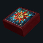 Stained Glass Kaleidoscope Gift Box<br><div class="desc">Store your treasures or give a treasure gift box to someone as a beautiful gift.
Choices of wood frames are now available.
Many designs for differnt occasions are available in my store.</div>