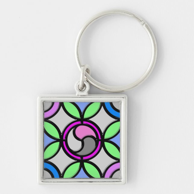 STAINED GLASS KEYCHAIN (Front)