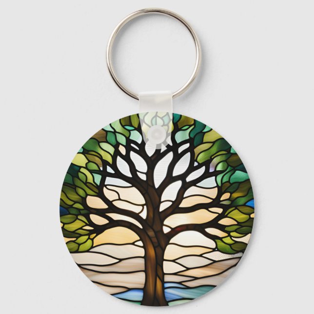 Stained Glass  Keychain (Front)