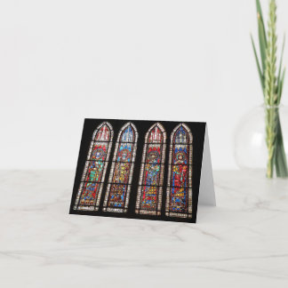 Stained Glass Kings Note Card