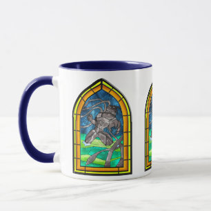 Stained Glass Kraken Mug