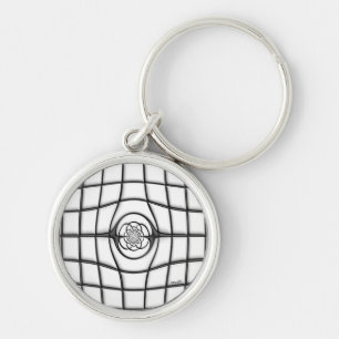 Stained Glass (light) Keychain (key fob)