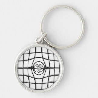 Stained Glass (light) Keychain (key fob)