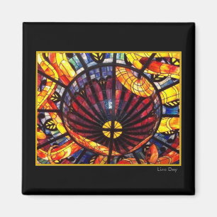 'Stained Glass' Magnet