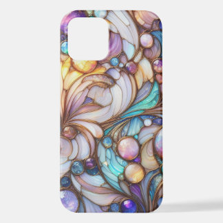 Stained glass mosaic iPhone 12 case