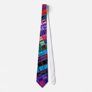 Stained Glass Mosaic Pattern #16 Tie