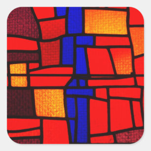 Stained Glass Mosaic Sticker