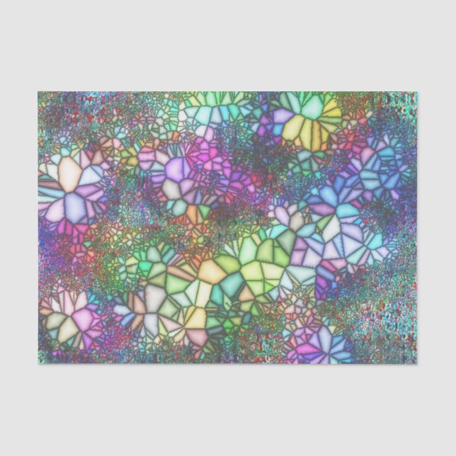 Stained Glass Mosaic Tissue Paper (Front)