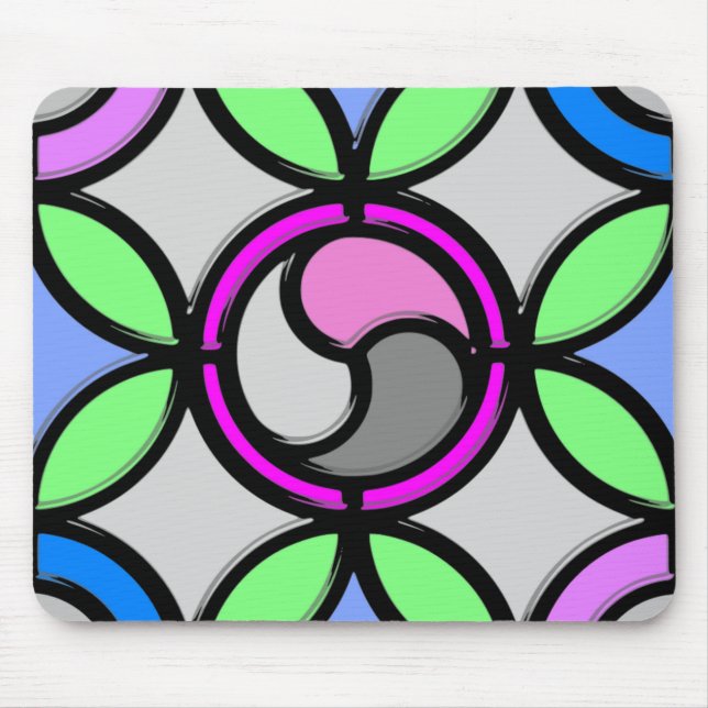 STAINED GLASS MOUSE PAD (Front)