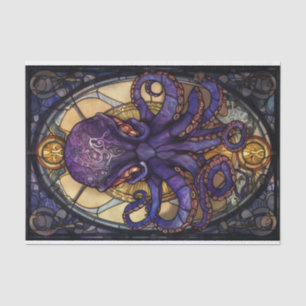 Stained Glass Octopus Tissue Paper