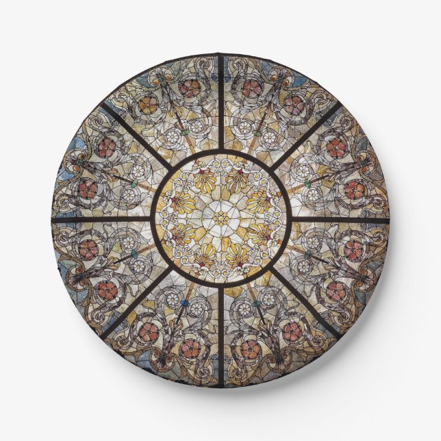 Stained Glass Paper Plates (Front)