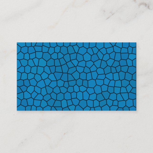 Stained Glass Pattern Business Card (Front)