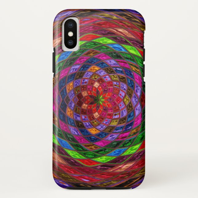 Stained Glass Pattern Case-Mate iPhone Case (Back)