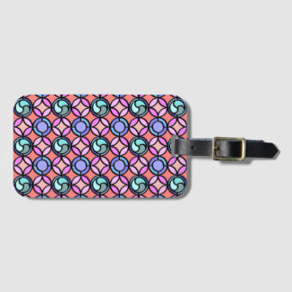Stained Glass Pattern Luggage Tag