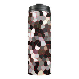 Stained Glass Pattern Thermal Tumbler