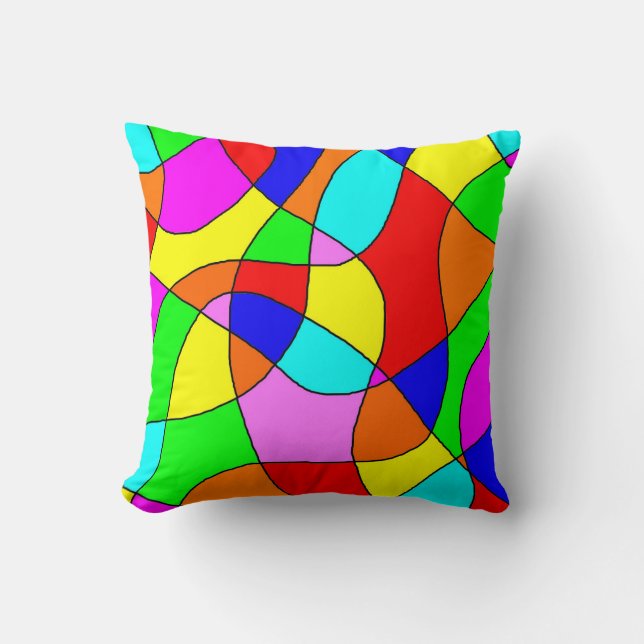 Stained Glass Pillow (Front)