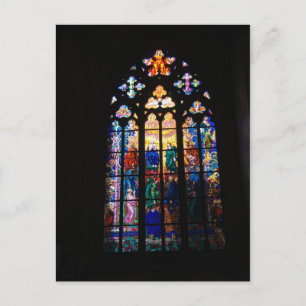 Stained Glass Postcard