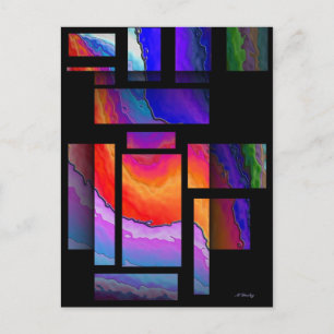 Stained Glass Postcard