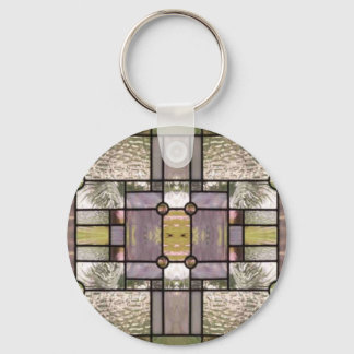 Stained Glass Prints Keychain