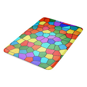 Stained Glass Rainbow 2183 Bath Mat