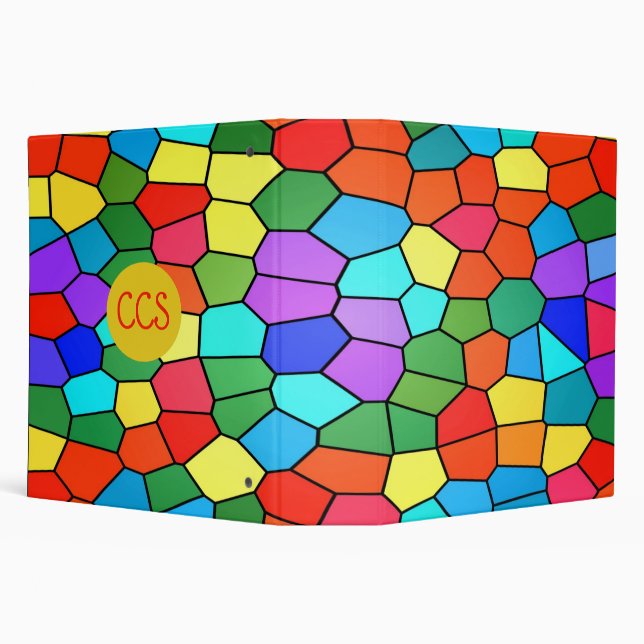 Stained Glass Rainbow Binder (Background)