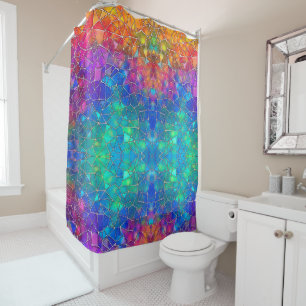 Stained Glass Rainbow Pattern