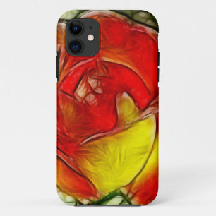 Stained Glass Rose iPhone 11 Case