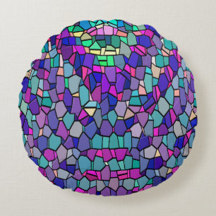 Stained Glass....... Round Pillow