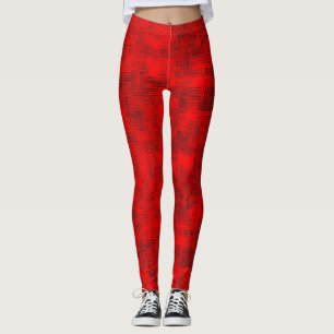 Stained-Glass Scarlet Leggings