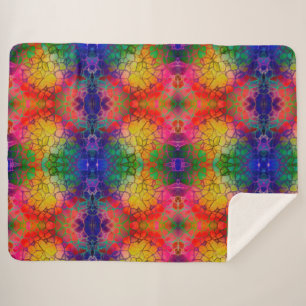 Stained Glass Sherpa Blanket