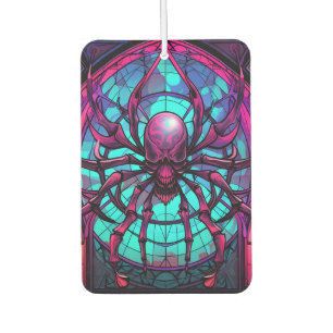 Stained glass spider air freshener