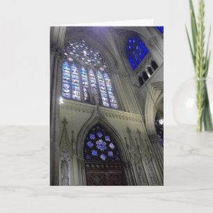 'Stained Glass', St. Patrick's Cathedral (NYC) Holiday Card
