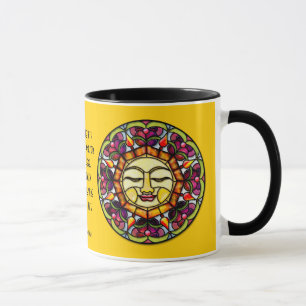 Stained Glass Sun (Personalized Mug) Mug