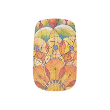 Stained Glass Sunset Mandala