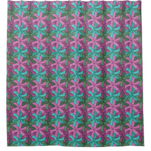Stained Glass Tessellated Flowers