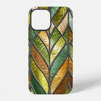 Stained Glass Texture: Colourful 3D Elegance. iPhone 12 Case