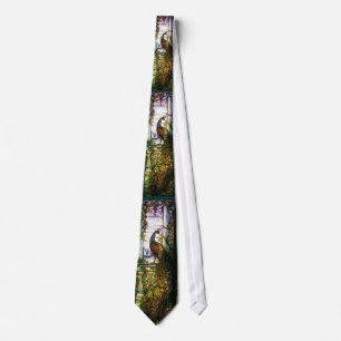 Stained Glass Tiffany Peacock Tie