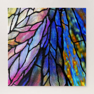 Stained Glass, Tiffany - Style,  Jigsaw Puzzle